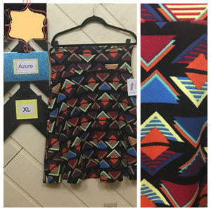 ❤️4 for $30❤️NWT LuLaRoe XL Azure Skirt